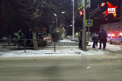 В Рязани произошло серьёзное ДТП с участием полицейского автомобиля